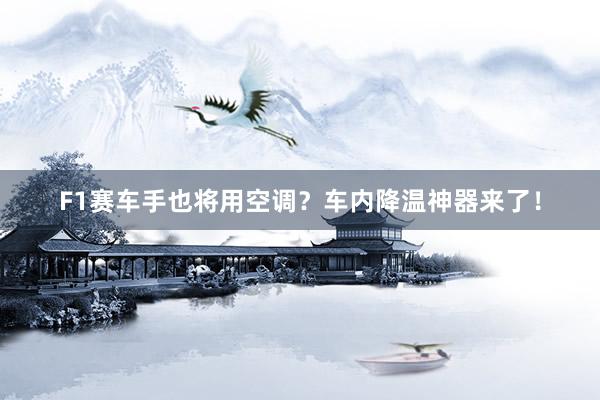 F1赛车手也将用空调？车内降温神器来了！